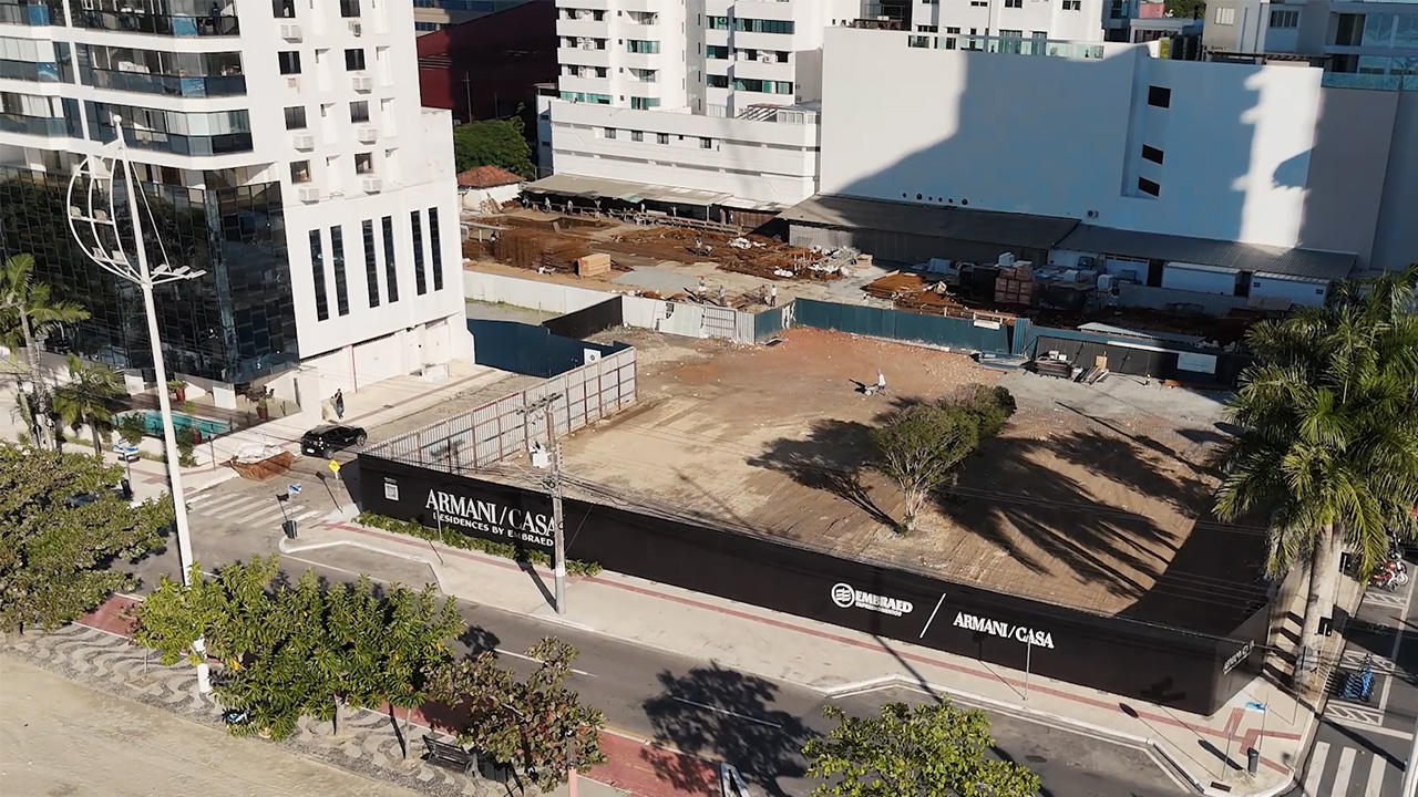 Demolição histórica no Brasil abre espaço ao Armani/Casa Residences by Embraed